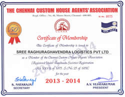 Certifications - The Chennai Customs House Agent's Association